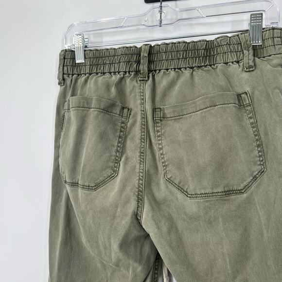 Paige Christy High Rise Pants in Vintage Coastal Green - Picture 7 of 9